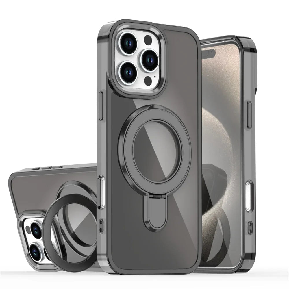 ShinyChrome™ Magnetic iPhone Case with Kickstand