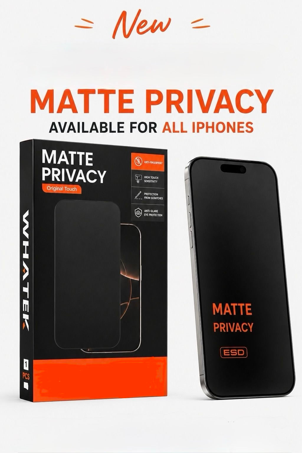 MatteGuard™ Anti-Glare Screen Protector