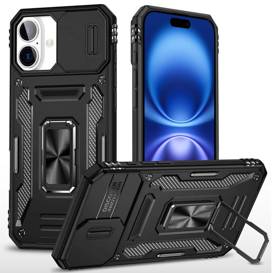 TitanRing™ Tough Metal iPhone Case with Sliding Camera Cover