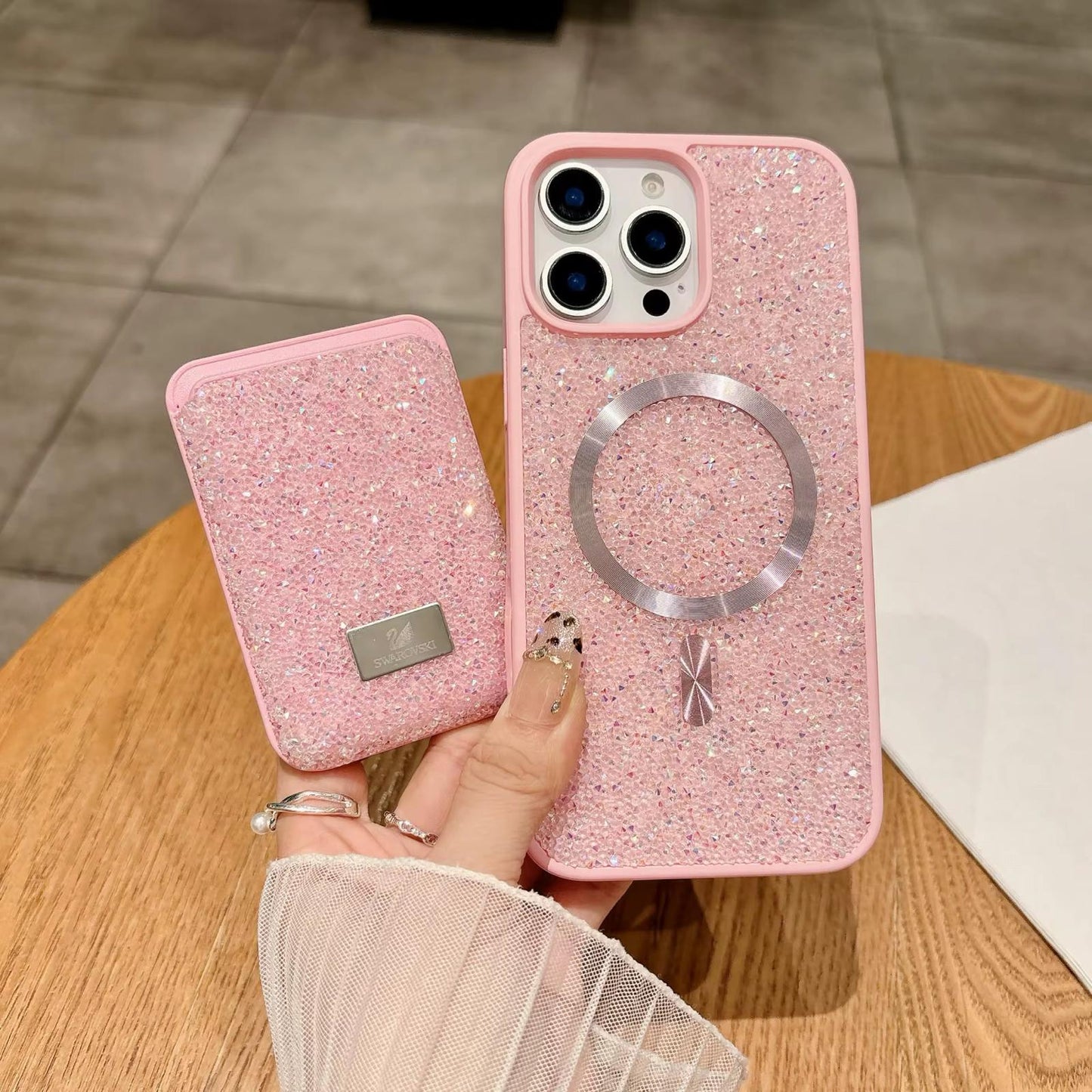 DiamondMag™ iPhone Case with MagSafe Card Holder