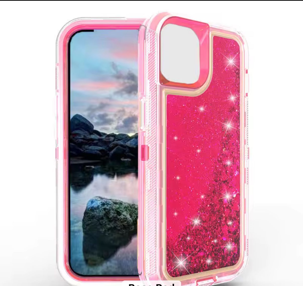 GlitterFlow™ Floating Glitter iPhone Case