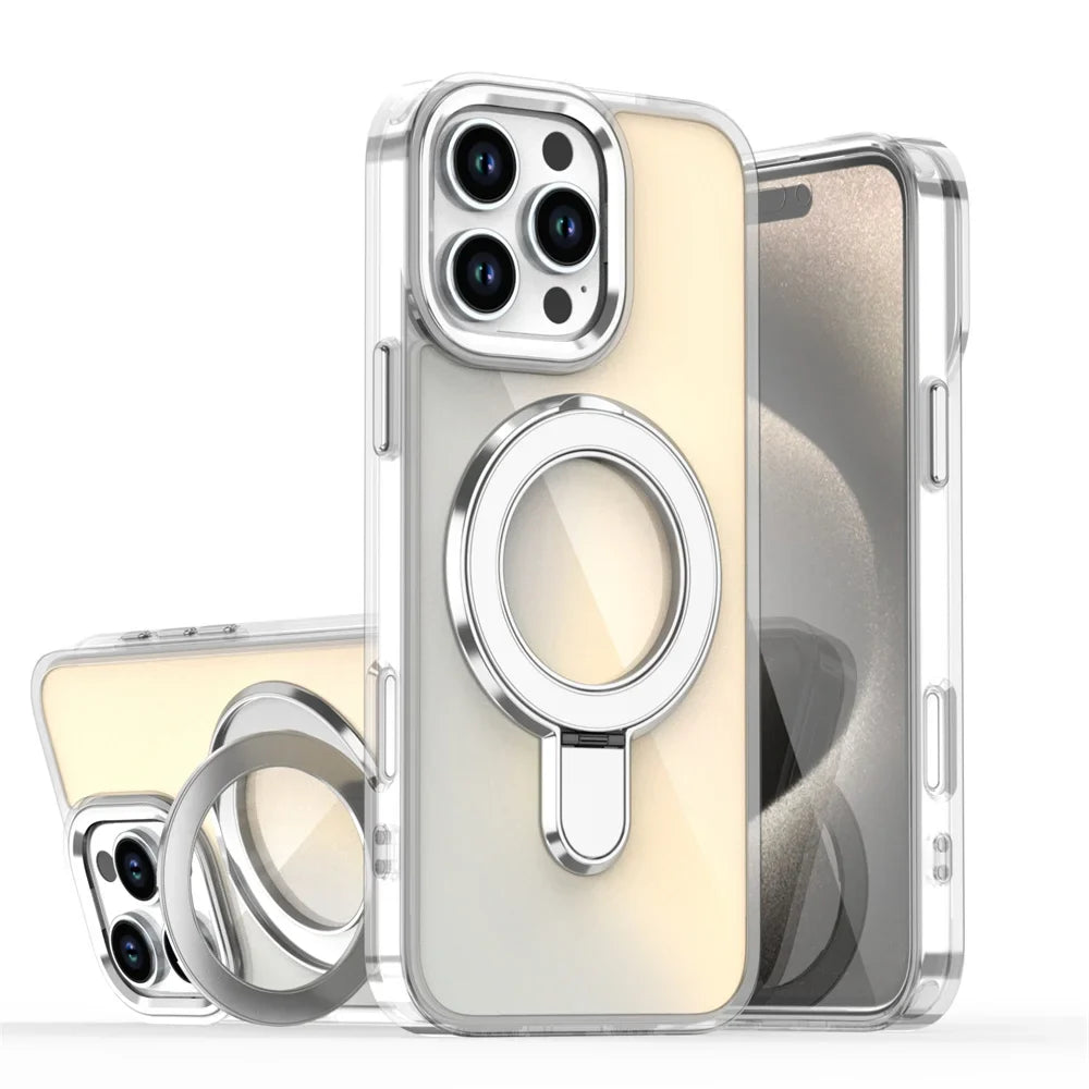 ShinyChrome™ Magnetic iPhone Case with Kickstand