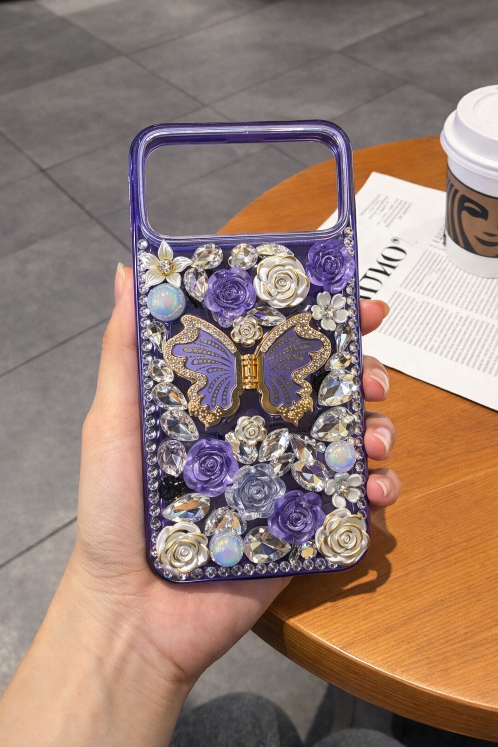 GlamWing™ Colorful Diamond Butterfly iPhone Case